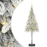 Albero di Natale con 150 LED Bianco 150 cm PE e Acciaio