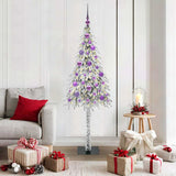 Albero di Natale con 150 LED Bianco 150 cm PE e Acciaio