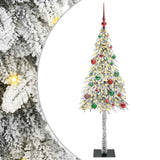 Albero di Natale con 150 LED Bianco 150 cm PE e Acciaio