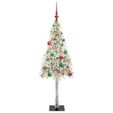 Albero di Natale con 150 LED Bianco 150 cm PE e Acciaio