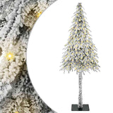 Albero di Natale con 300 LED Bianco 180 cm PE e Acciaio