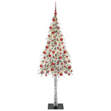 Albero di Natale con 300 LED Bianco 180 cm PE e Acciaio