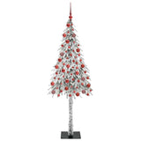 Albero di Natale con 300 LED Bianco 180 cm PE e Acciaio