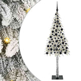Albero di Natale con 300 LED Bianco 180 cm PE e Acciaio