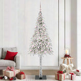 Albero di Natale con 300 LED Bianco 180 cm PE e Acciaio