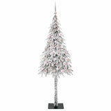 Albero di Natale con 300 LED Bianco 180 cm PE e Acciaio