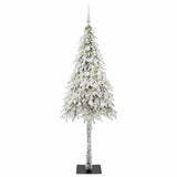 Albero di Natale con 300 LED Bianco 180 cm PE e Acciaio
