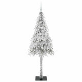 Albero di Natale con 300 LED Bianco 180 cm PE e Acciaio