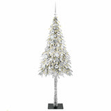 Albero di Natale con 300 LED Bianco 180 cm PE e Acciaio