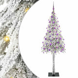Albero di Natale con 300 LED Bianco 180 cm PE e Acciaio