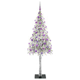 Albero di Natale con 300 LED Bianco 180 cm PE e Acciaio