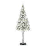 Albero di Natale con 300 LED Bianco 210 cm PE e Acciaio