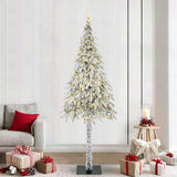 Albero di Natale con 300 LED Bianco 210 cm PE e Acciaio