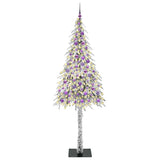 Albero di Natale con 300 LED Bianco 210 cm PE e Acciaio