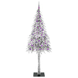 Albero di Natale con 300 LED Bianco 210 cm PE e Acciaio