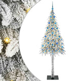 Albero di Natale con 300 LED Bianco 210 cm PE e Acciaio