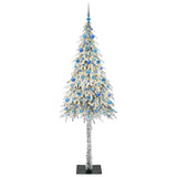 Albero di Natale con 300 LED Bianco 210 cm PE e Acciaio