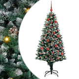 Albero di Natale artificiale con 150 LED Verde 150 cm