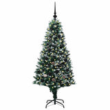 Albero di Natale artificiale con 150 LED Verde 150 cm