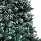 Albero di Natale artificiale con 150 LED Verde 150 cm