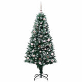 Albero di Natale artificiale con 150 LED Verde 150 cm