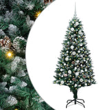 Albero di Natale artificiale con 150 LED Verde 150 cm