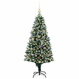Albero di Natale artificiale con 150 LED Verde 150 cm