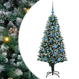 Albero di Natale artificiale con 150 LED Verde 150 cm