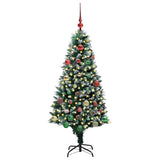 Albero di Natale artificiale con 150 LED Verde 150 cm