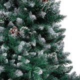 Albero di Natale artificiale con 300 LED Verde 180 cm