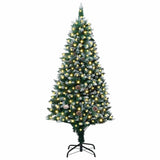 Albero di Natale artificiale con 300 LED Verde 180 cm