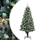Albero di Natale artificiale con 300 LED Verde 180 cm