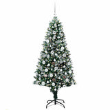 Albero di Natale artificiale con 300 LED Verde 180 cm