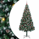 Albero di Natale artificiale con 300 LED Verde 210 cm