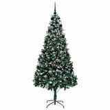 Albero di Natale artificiale con 300 LED Verde 210 cm