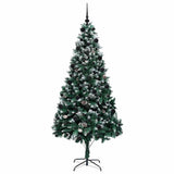 Albero di Natale artificiale con 300 LED Verde 210 cm