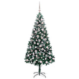 Albero di Natale artificiale con 300 LED Verde 210 cm