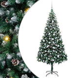 Albero di Natale artificiale con 300 LED Verde 210 cm