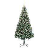 Albero di Natale artificiale con 300 LED Verde 210 cm