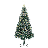 Albero di Natale artificiale con 300 LED Verde 210 cm