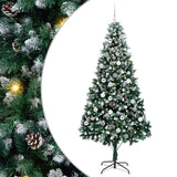 Albero di Natale artificiale con 300 LED Verde 210 cm
