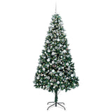 Albero di Natale artificiale con 300 LED Verde 210 cm