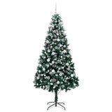 Albero di Natale artificiale con 300 LED Verde 210 cm
