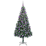 Albero di Natale artificiale con 300 LED Verde 210 cm