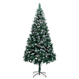 Albero di Natale artificiale con 300 LED Verde 210 cm