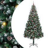 Albero di Natale artificiale con 300 LED Verde 240 cm