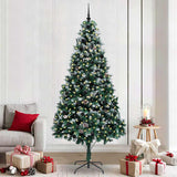 Albero di Natale artificiale con 300 LED Verde 240 cm