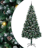 Albero di Natale artificiale con 300 LED Verde 240 cm