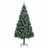 Albero di Natale artificiale con 300 LED Verde 240 cm