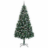 Albero di Natale artificiale con 300 LED Verde 240 cm